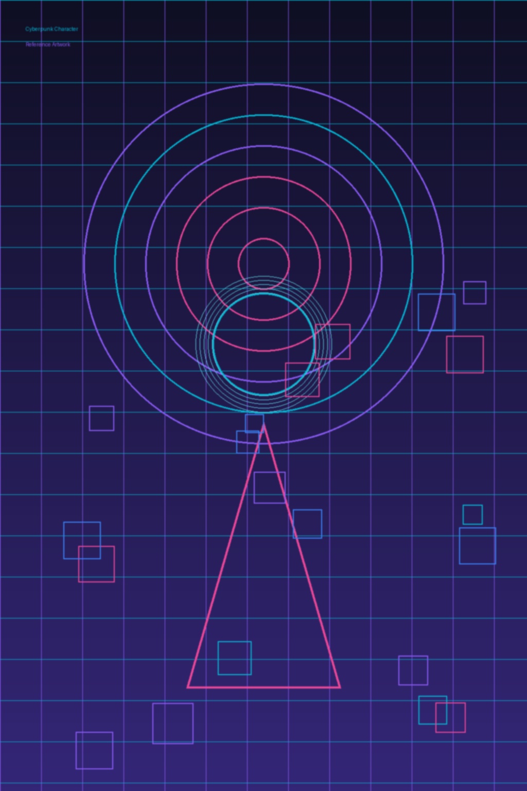 Input: Cyberpunk character artwork